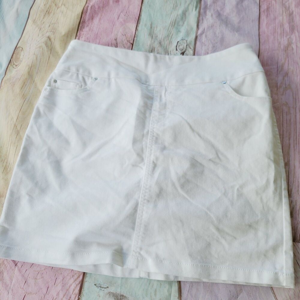 S.C. & Co. Skort Womens Fitness Active Mini Short Stretch Pockets Pull On Size M